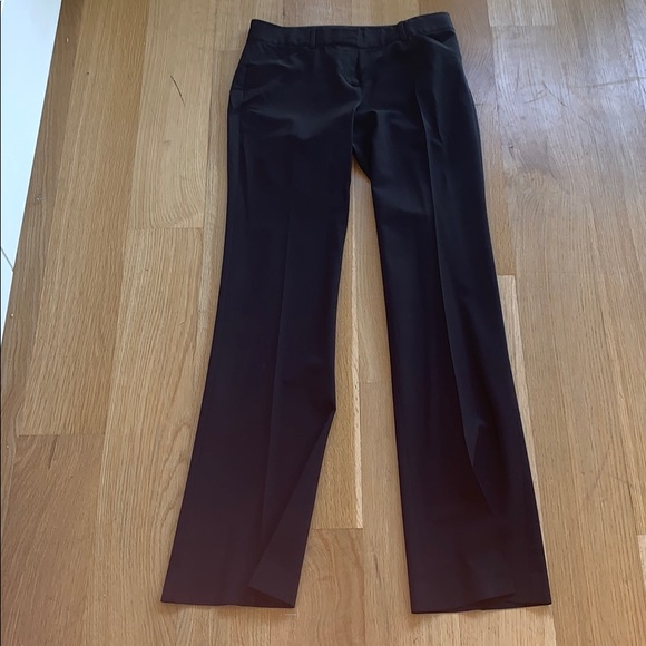 Theory Pants - Theory mid waist straight leg black pants Theory Pants - Theory mid waist straight leg black pants